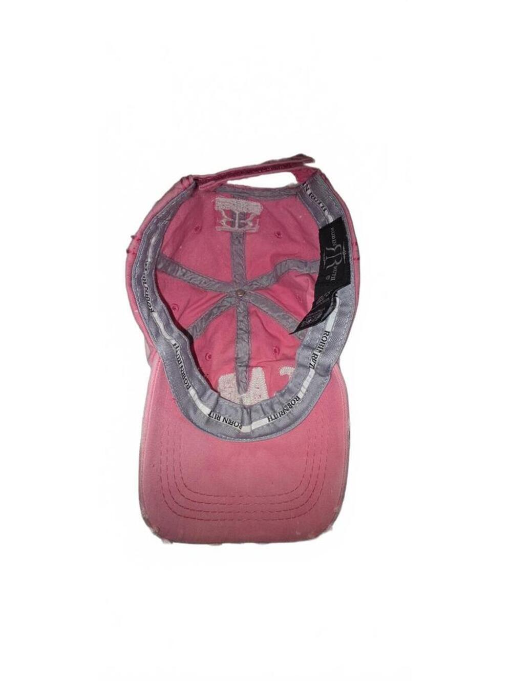 Robin Ruth Pink Baseball Cap with Embroidered Logo - Picture 4 of 5